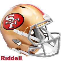 SAN FRANCISCO 49ERS 1964-1995 THROWBACK FULL SIZE SPEED REPLICA FOOTBALL... - $135.23