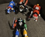 Playmates Voltron 2017 Action Figure 8&quot; Lot Of 4 Played Heavily - $57.42