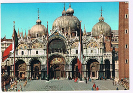 Postcard Venice Italy Basilica San Marcus St Mark - £2.35 GBP