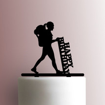 Hiker Happy Birthday 225-A095 Cake Topper - $15.99+
