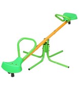 360 Degree Rotation Outdoor Kids Spinning Seesaw Sit and Spin Teeter - £48.51 GBP