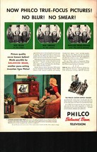 1951 Philco Balanced Beam Television Vintage Original Magazine Print Ad D5 - £17.77 GBP