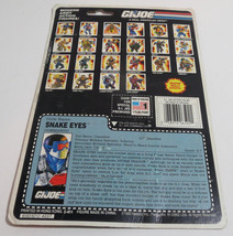 G.I. Joe ARAH Snake Eyes Full Backer 1990 ID and Backer Only - £6.76 GBP