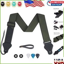 Stylish Cotton Guitar Strap for Electric/Acoustic with Accessories - Arm... - $245.05 MXN