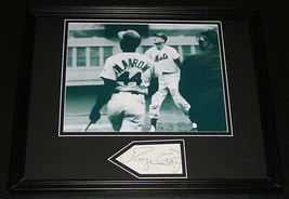 Roger Craig Signed Framed 11x14 Photo Display JSA Mets vs Hank Aaron - £50.88 GBP