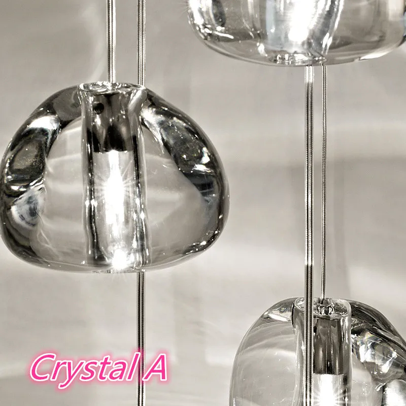 New G4 LED Crystal Chandelier Lighting Cristal Cherry meteor shower Lamp Living  - £169.64 GBP