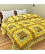 Jaipuri Light Weight Pure Cotton Rajasthani Single Side Print Single Bed... - $131.63 CAD