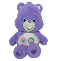 Care Bears Share Bear Purple Teddy Bear Lollipops Plush Stuffed Animal 2... - $27.72