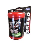 HASBRO Yahtzee To Go Travel Game Dice In A Cup New Play With App - $8.40