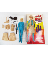 Marx Jane West with Original Box + Accessories Johnny West Doll Action F... - $35.00