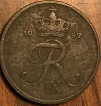 1957 DENMARK 1 ORE COIN - £1.95 GBP