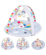 Baby Play Gym Mat 7-in-1 Tummy Time Activity Mat with 5 Detachable Toys-... - $109.45 CAD