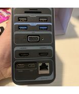 TOBENONE USB-C Dual 4K Display Docking Station for MacBook Pro/Air UDS-009 - $57.82