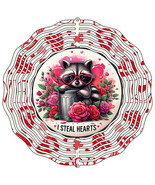 I Steal Hearts Raccoon Metal Wind Spinner - $47.90 CAD