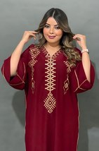 Moroccan Caftan, long dress, handmade, Muslim dress - £103.83 GBP
