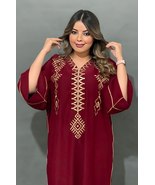 Moroccan Caftan, long dress, handmade, Muslim dress - £99.94 GBP