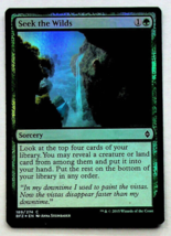 Seek the Wilds - Foil - Battle for Zendikar Ed. - 2015 - Magic Card - £1.30 GBP