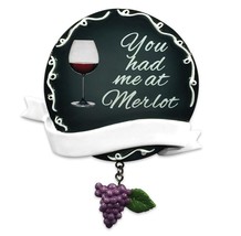 You Had Me At Merlot Personalized Christmas Tree Ornament - £13.22 GBP