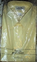 Men's Dress Shirt Short Sleeve By Arrow -Color Yellow (15.5) - $12.00
