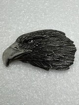 Eagle Head Collectible Siskiyou Pewter Bolo Tie Patriotic Vintage 1988 USA - £11.87 GBP
