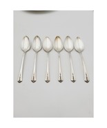 Vintage Holmes &amp; Edwards SPRING GARDEN Silver Plated Teaspoon Set of 6 S... - $554.45 MXN