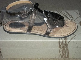 Born Concept VIOLA Moro Flower Leather Strap Comfort Sandals New - $64.00
