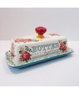 The Pioneer Woman Butter Makes Everything Better Floral Covered Butter Dish - £21.23 GBP