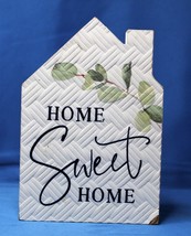 Home Sweet Home Decorative Sign Table Top Particle Board 5x7 inches - £1.48 GBP