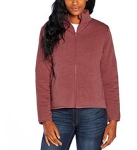 Three Dots Women&#39;s Quilted Step-Hem Knit Soft Fleece Jacket - £25.91 GBP