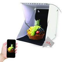 Portable Photo Studio LED Light Box Tent Mini Folding Photography Studio Softbox - £23.58 GBP