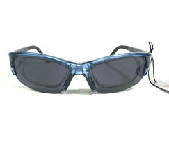 Alpina Kids Sunglasses A7721481 Clear Blue Matte Frames with Blue Lenses - $46.54