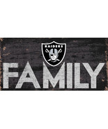Las Vegas Raiders Sign Wood 12x6 Family Design - €39,22 EUR