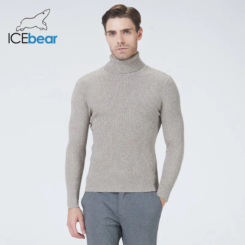 ice  new men&#39;s  solid color neck fit knittwear fall men&#39;s s comfortable slim  cl - £165.01 GBP