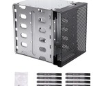 Hard Drive Cage,Galvanized Steel Plate + Abs Plastic Cage Hard Drive Tra... - £36.22 GBP