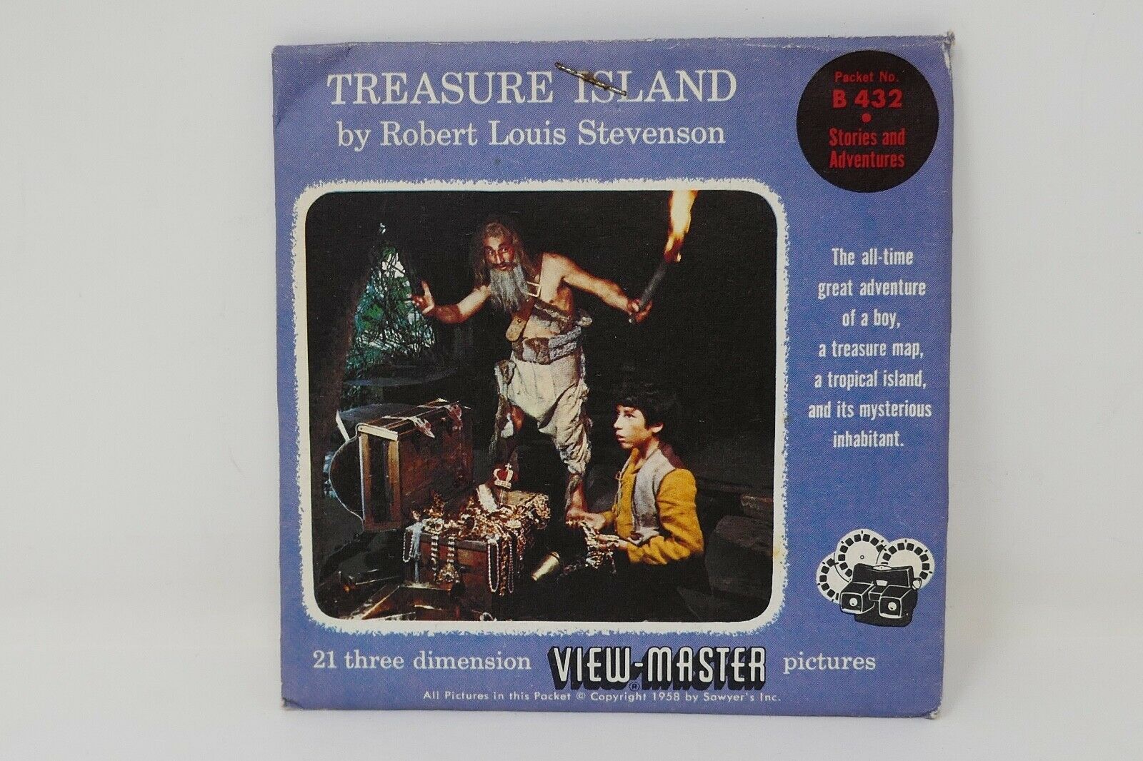 Treasure Island 1958 View Master Reels B432 COMPLETE - $59.99