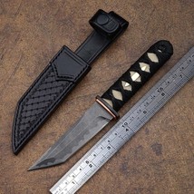 S35VN Steel high hardness  Full tang Survival tactical Hunting Knife with sheath - £114.08 GBP