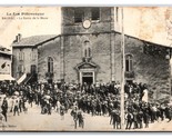 Congregation Leaving Church Bagnac-sur-Célé France DB Postcard P28 - $4.90