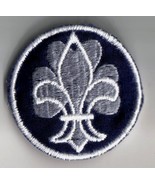 Girl Guides Scouts Patch Blue Grey From GG Headquarters In Sweden - $1.42