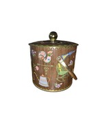 Vintage Designed by Daher Tin Container Retro Rooster W/ Handle Made in ... - $16.93 CAD