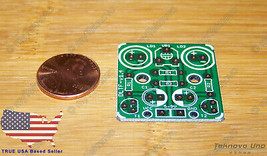 6-pcs Only Pcb For Dual Jumbo Led Adjustable Flasher Kit Transistor v1.4 - Usa - £3.83 GBP