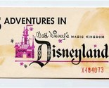  5 Adventures in Disneyland Ticket Book Courtesy Guest 1967 - £37.98 GBP