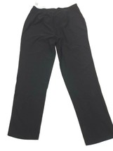 Joan Vass black pull on pants womens Size 0X elastic waist stretch - £16.56 GBP