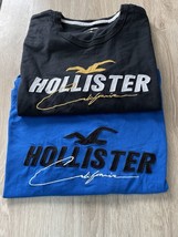 Two Mens Size Large Hollister T Shirts - £17.79 GBP