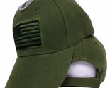 RFCO USA US U.S. America American Flag Green Patch Olive Baseball Cap Hat - £9.54 GBP