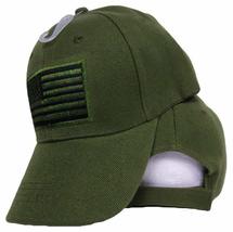 RFCO USA US U.S. America American Flag Green Patch Olive Baseball Cap Hat - £9.43 GBP