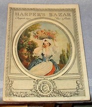 Harpers Bazar Bazaar Up Scale Ladies Fashion Magazine Aug 1913 - £39.92 GBP