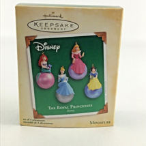 Hallmark Keepsake Ornament Disney The Royal Princesses Miniature 4 Set New 2005 - £26.01 GBP