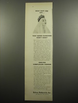 1955 Helena Rubinstein English Complexion Powder Ad - What have you got - £14.86 GBP