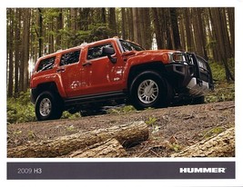 2009 Hummer H3 SUV sales brochure sheet 09 Humvee - $8.00