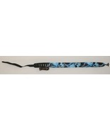Perris Leathers P25AB332 Leather Black With Blue Skulls Guitar Strap - £15.73 GBP